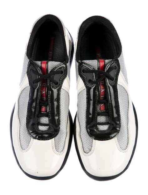 prada sneakers patent leather|prada sneakers patent leather women.